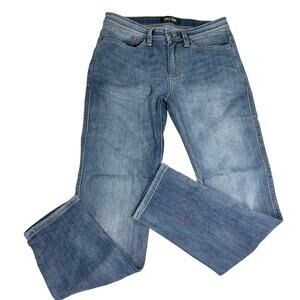 Du/er L2X Slim Fit 32x32 Blue Medium Wash Jeans